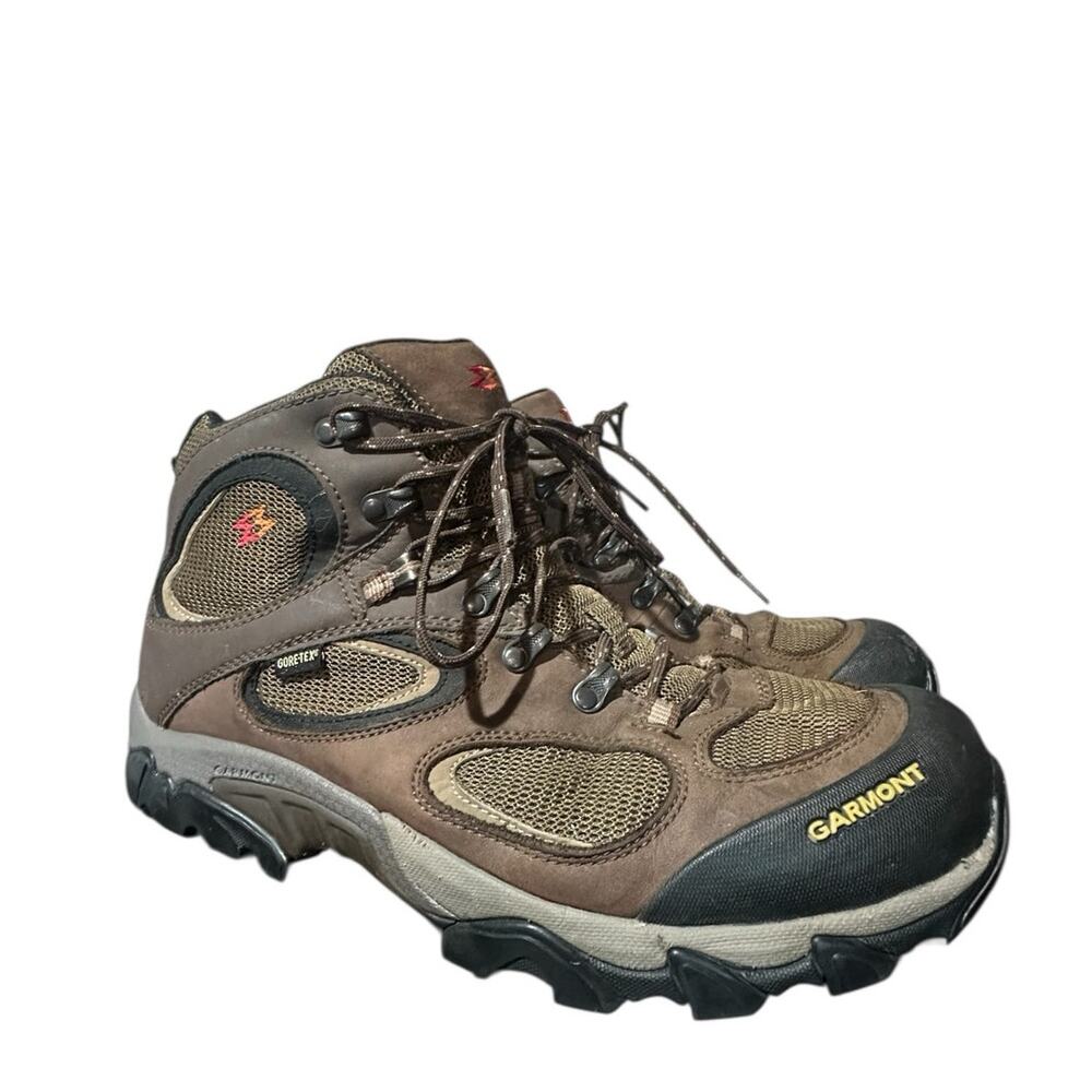 Garmont Men's US 13 Brown Zenith Mid GTX Gore-Tex Vibram Sole Hiking Boots